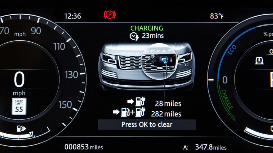 Панель приборов Land Rover Range Rover PHEV Autobiography 2017 года  (фото 10 из 32)
